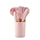 red kitchen utensil set